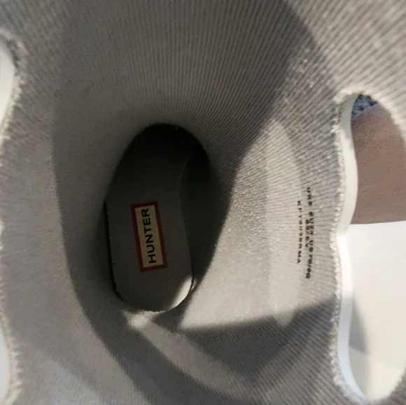 Hunter rain boots toddler girls size 7B/8G Light Grey - Picture 7 of 8
